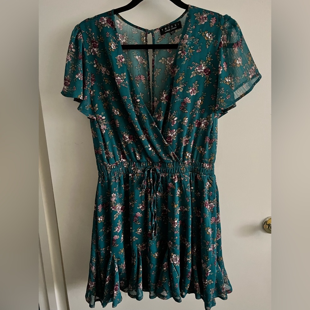 Green Floral Dress